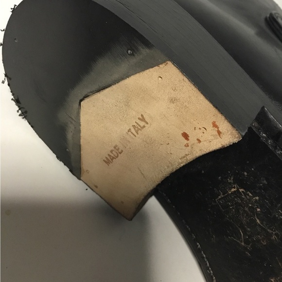 Jean Baptiste Rautureau Paris Men’s Black Leather Ankle Boots Size EU 39 - Picture 7 of 10